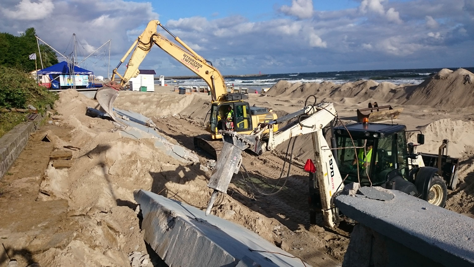 Zagospodarowanie terenu przy Molo w Kołobrzegu